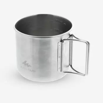 Кружка для улицы из нержавеющей стали - 0,4 л Quechua