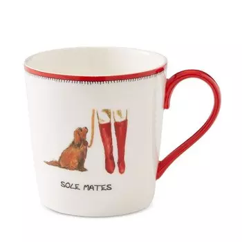 Кружка Kit Kemp от Spode Doodles Sole Mates, мультиколор