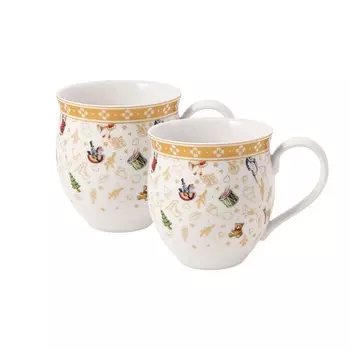 Кружки Villeroy & Boch с Х., набор 2 шт. Юбилейный набор Toy's Delight, 4 шт., арт. № 1485858445, подарок + пожертвование