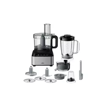 Кухонный комбайн Braun PurEase FP3235SI, черный