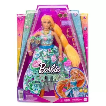 Кукла Barbie Extra Fancy Flower + Glitter Kitten Mattel