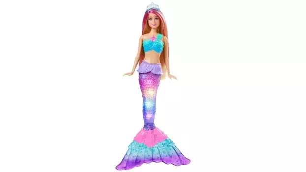 Кукла Barbie Волшебная светящаяся русалка (загорается), Barbie Dreamtopia