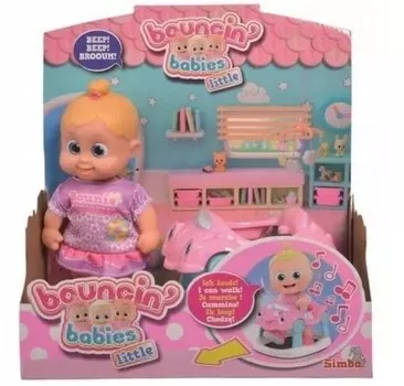 Кукла Bouncin Babies Babas Simba + ходунки