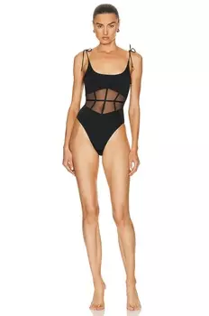 Купальник Agent Provocateur Storme One Piece, цвет Black & Gold