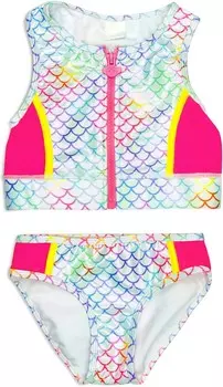 Купальник Appaman Kids Sophie Mermaid Bikini Two-Piece Set, белый