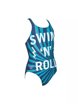 Купальник Arena Badeanzug Swim&Roll, синий