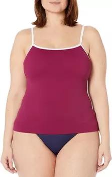 Купальник BEACH HOUSE Solid Pique Lexi Fitted Tankini with Binding, цвет Summer Fig