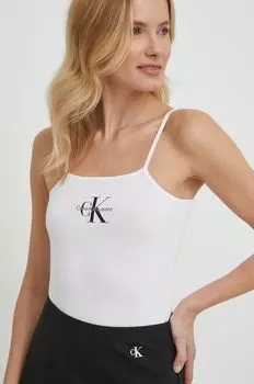 Купальник Calvin Klein Jeans, белый