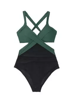 Купальник Control Cut Out Cupshe, черный