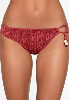 Купальник Diamond Jacquard Classic Bikini Briefs OYSHO, красный