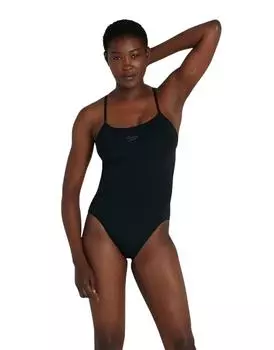 Купальник ECO Endurance Plus на тонких бретелях - черный Speedo, черный