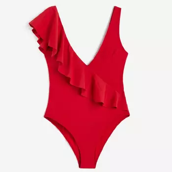 Купальник H&M Padded-cup High-leg, красный