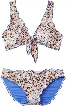 Купальник Hobie Kids Safari Surf Merrow Bralette and Merrow Hipster, цвет Natural