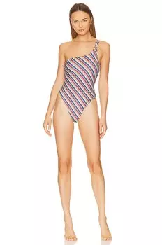 Купальник House of Harlow 1960 x REVOLVE Burnie, цвет Vintage Blue Stripe