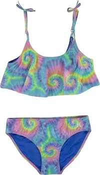 Купальник Hurley Kids UPF 50+ Bikini Swimsuit Set, разноцветный