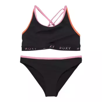 Купальник из двух частей Roxy Boys Colorblock, черный