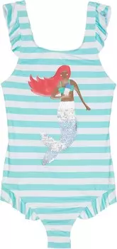 Купальник Joules Kids Splash, цвет Green Stripe