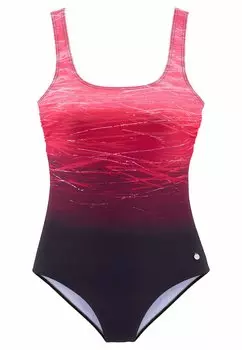 Купальник LASCANA Basic, цвет Red Print