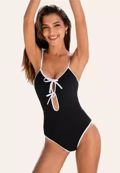 Купальник LOCKER EYE BOW ULTRA THIN Cupshe, черный
