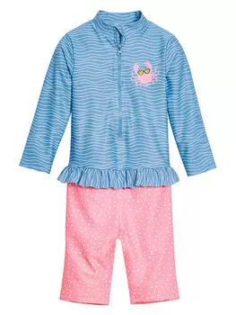Купальник Playshoes, цвет hellblau/rosa