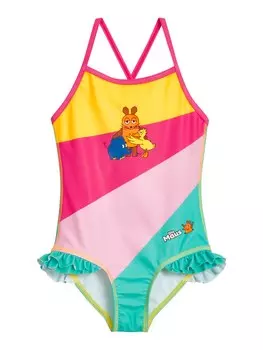 Купальник PLAYSHOES Die Maus Freunde, цвет Pink/Rose