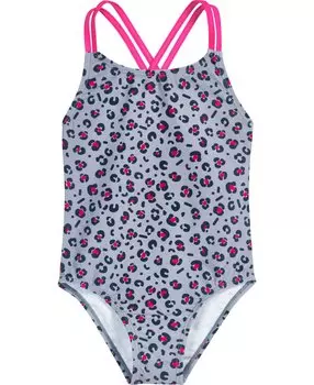 Купальник Playshoes UV Schutz Leo Print, серый