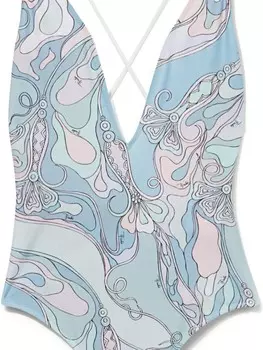 Купальник PUCCI Orchidee, синий