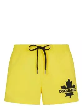 Купальник regular fit Dsquared2, желтый