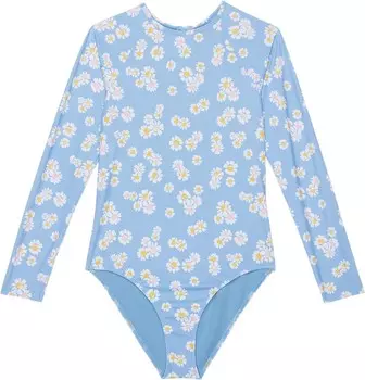 Купальник Roxy Kids Adventurous Beachy One-Piece Swimsuit, цвет Allure Daisy Dots