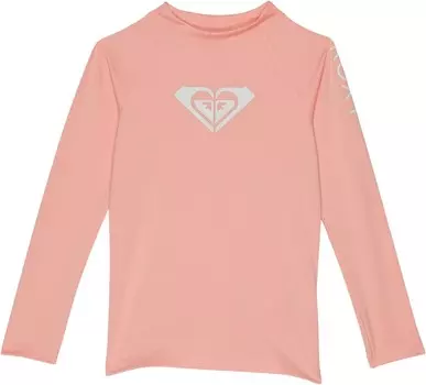 Купальник Roxy Kids Whole Hearted Long Sleeve Rashguard, цвет Peach Bud