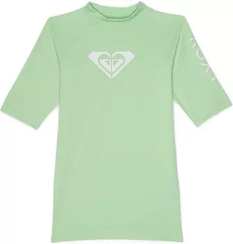 Купальник Roxy Kids Whole Hearted Short Sleeve Rashguard, цвет Pistachio Green