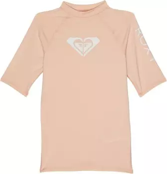 Купальник Roxy Kids Whole Hearted Short Sleeve Rashguard, цвет Tropical Peach