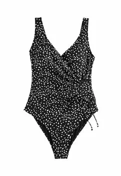 Купальник RUCHED SIDE TUMMY CONTROL STANDARD Next, черный