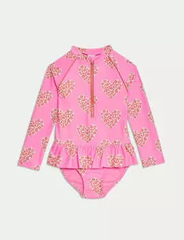 Купальник с принтом Сердце Marks & Spencer, разноцветный