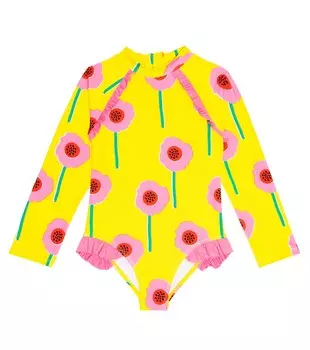 Купальник с принтом Stella McCartney Kids, разноцветный