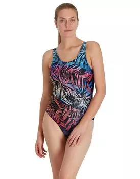 Купальник с U-образной спинкой - Черный/Красный Speedo, черный