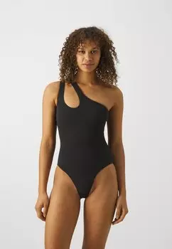 Купальник SEA DIVE ONE SHOULDER KEYHOLE ONE PIECE Seafolly, черный