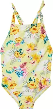 Купальник Seafolly Kids Coconut Grove Tank One-Piece, цвет Lemon Butter