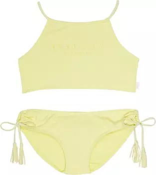 Купальник Seafolly Kids Summer Essentials Tasselled Bikini Set, цвет Limelight