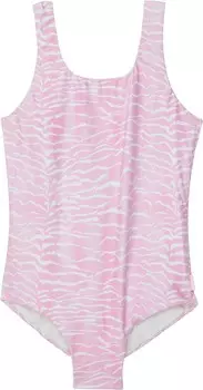Купальник Seafolly Kids Zanzibar Zebra Tank One-Piece, цвет Sweet Pink