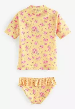 Купальник Set Regular Fit Next, розово-желтый ditsy