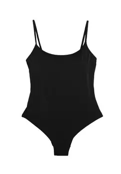 Купальник SPAGHETTI STRAPPY U NECK BASIC Koton, черный