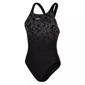 Купальник Speedo Placement Powerback, черный
