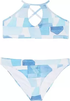 Купальник Splendid Littles Block Party High Neck Set, синий