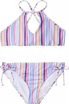 Купальник Splendid Littles La Paz High Neck Bra and Tunnel Side Pant, разноцветный