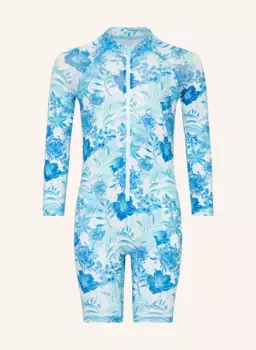 Купальник tahiti flowers с уф-защитой 50+ Vilebrequin, синий