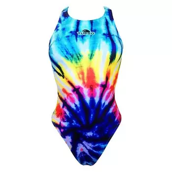 Купальник Turbo Wide Strap Swirl, синий