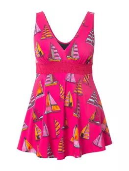 Купальник Ulla Popken, цвет azaleenrot