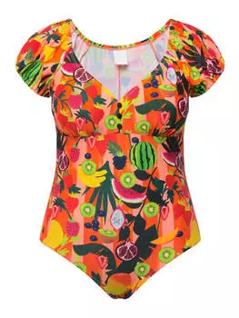 Купальник Ulla Popken, цвет dunkelorange