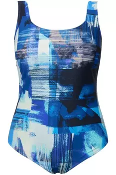 Купальник Ulla Popken, цвет helles azurblau